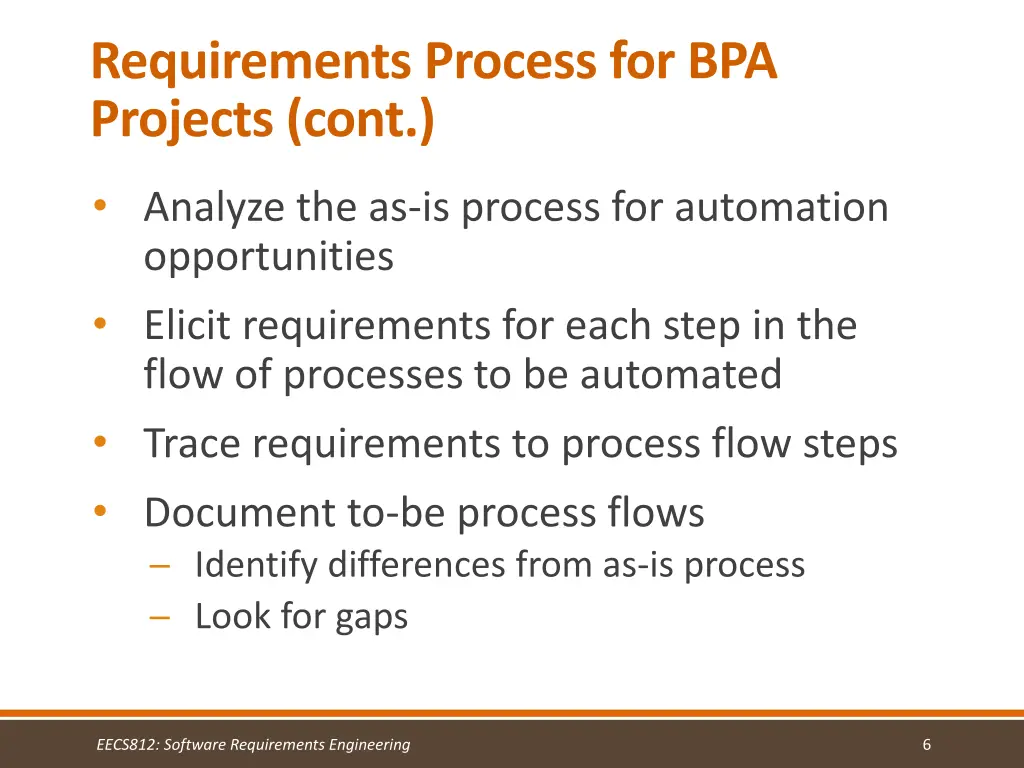 requirements process for bpa projects cont