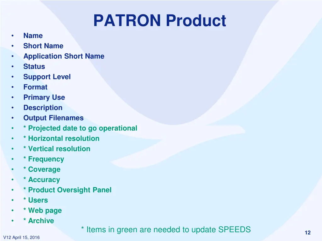 patron product