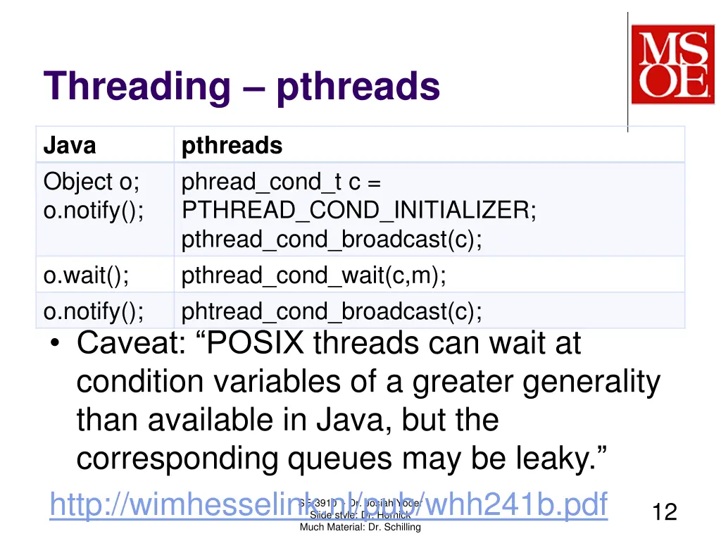 threading pthreads 1