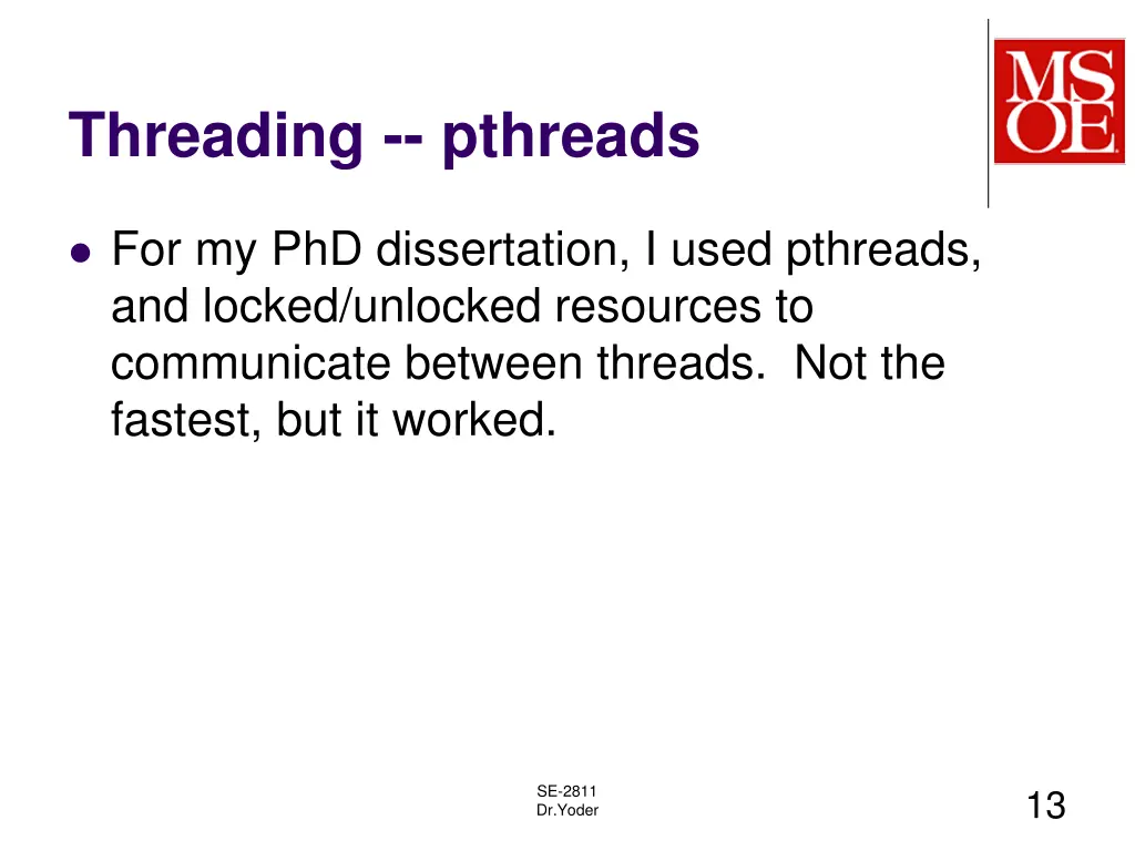 threading pthreads 2