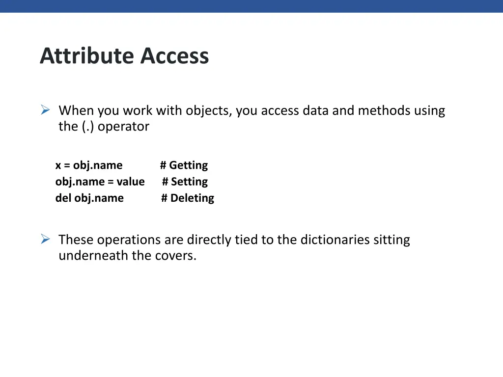 attribute access