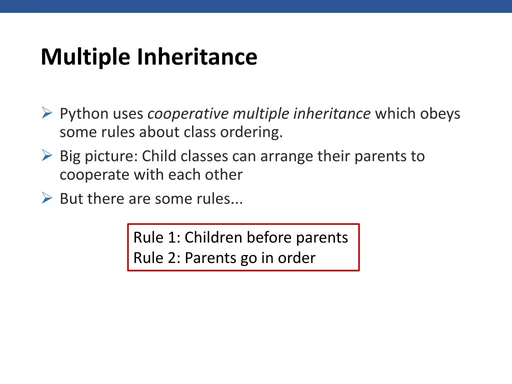multiple inheritance