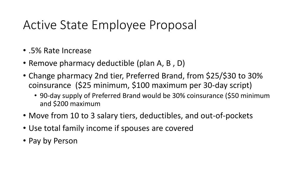 active state employee proposal
