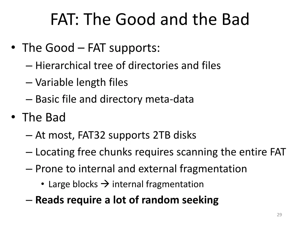 fat the good and the bad