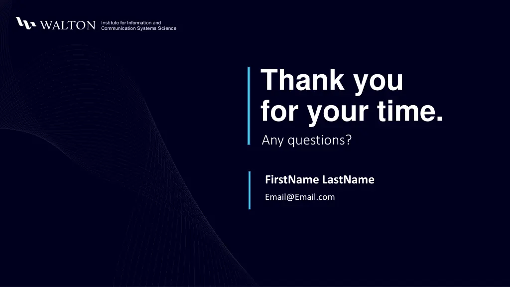 thank you for your time any questions