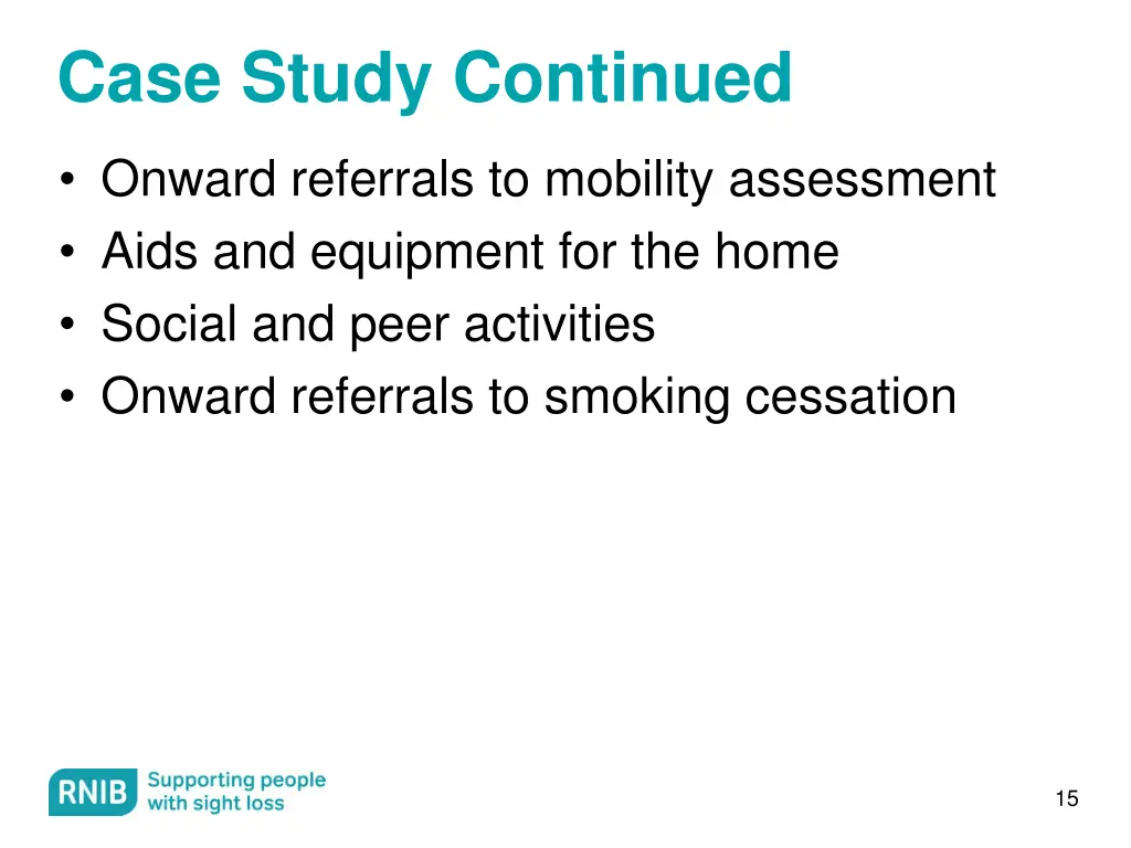 case study continued 1