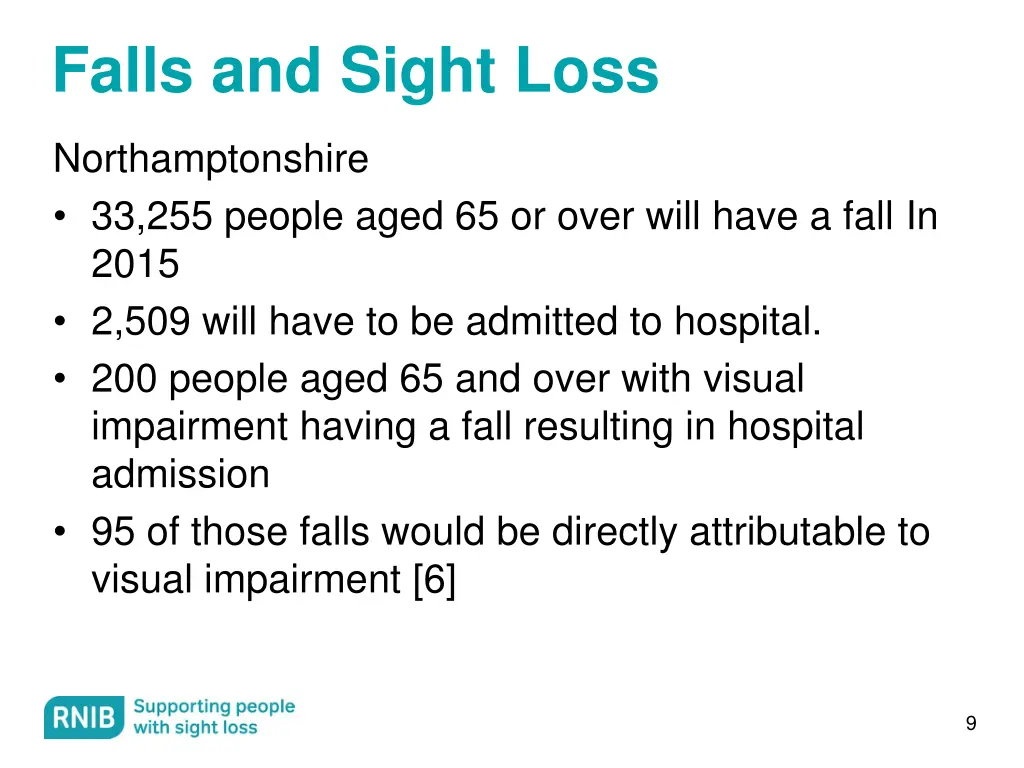falls and sight loss