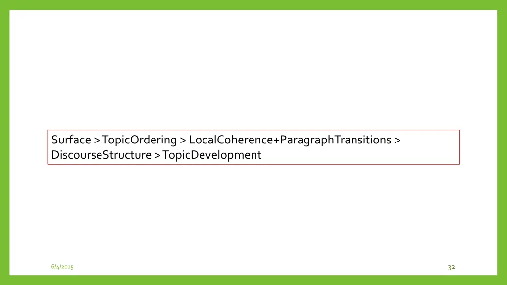 surface topicordering localcoherence