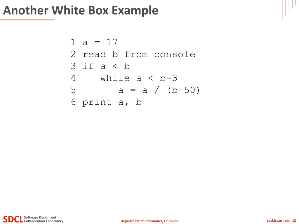 another white box example