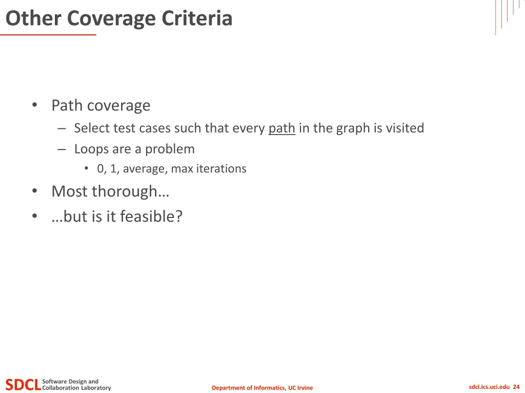 other coverage criteria 1