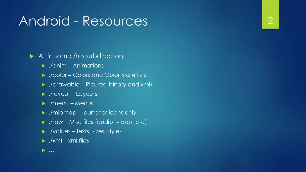 android resources