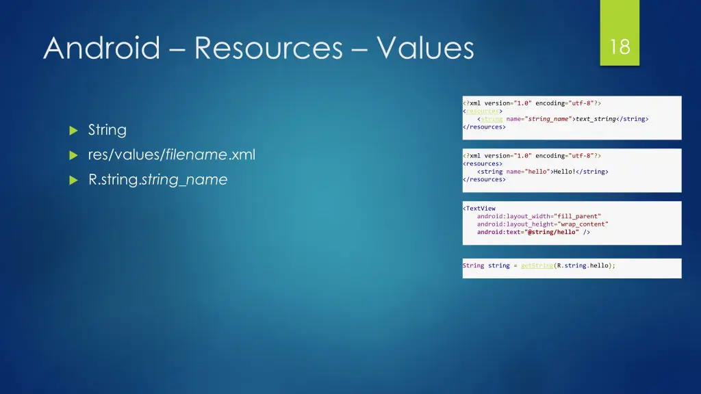 android resources values 3