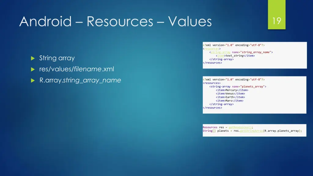 android resources values 4