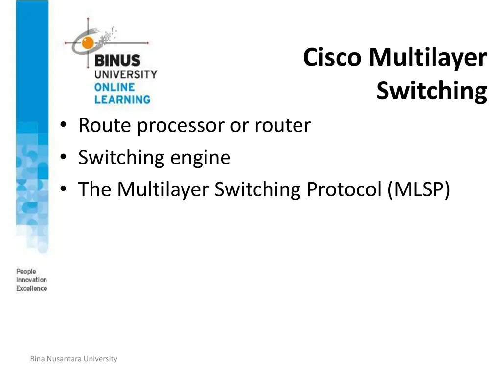 cisco multilayer switching