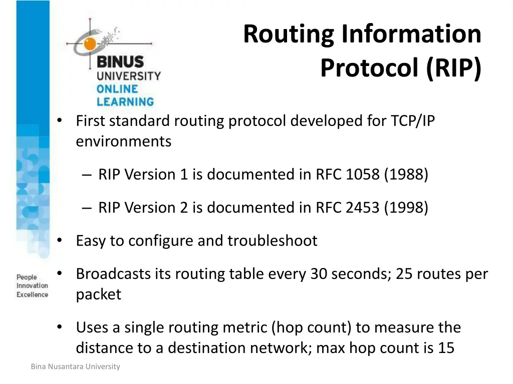 routing information protocol rip