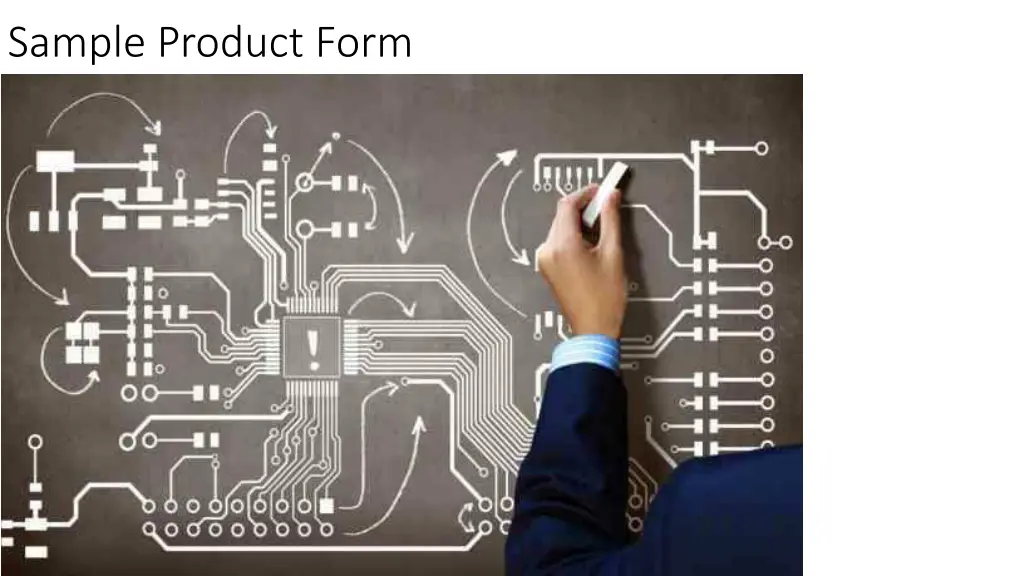 sample product form