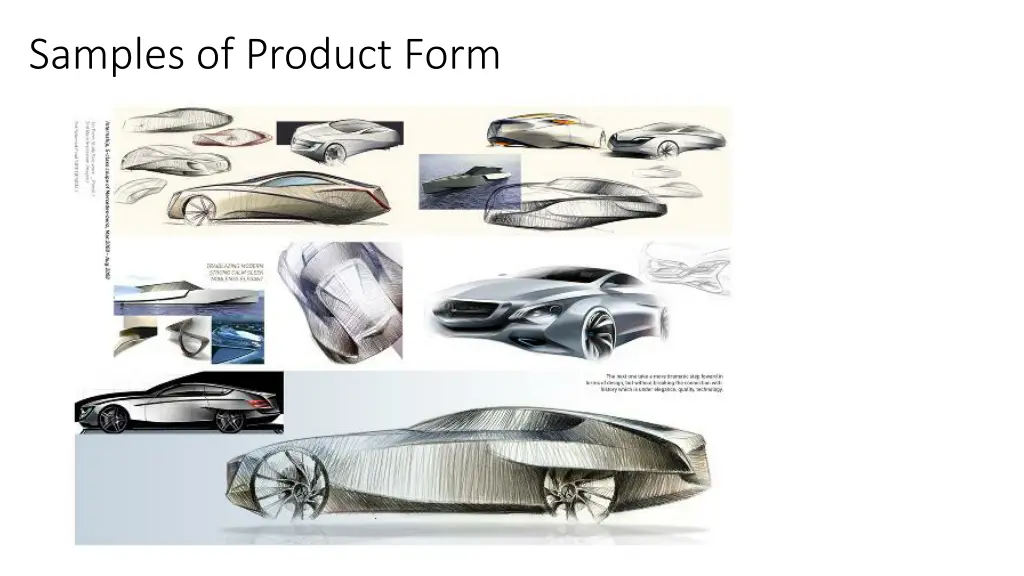 samples of product form