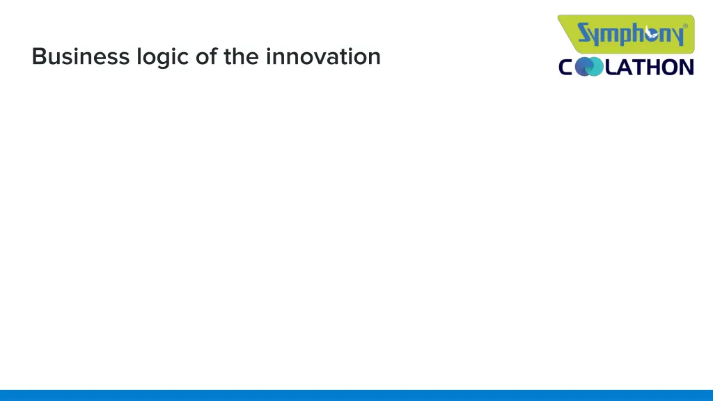 business logic of the innovation