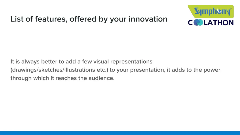 list of features offered by your innovation
