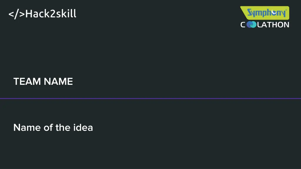 team name
