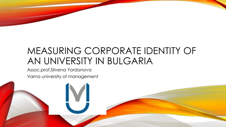measuring corporate identity of an university