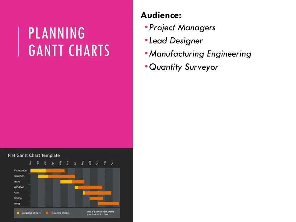 audience project managers lead designer