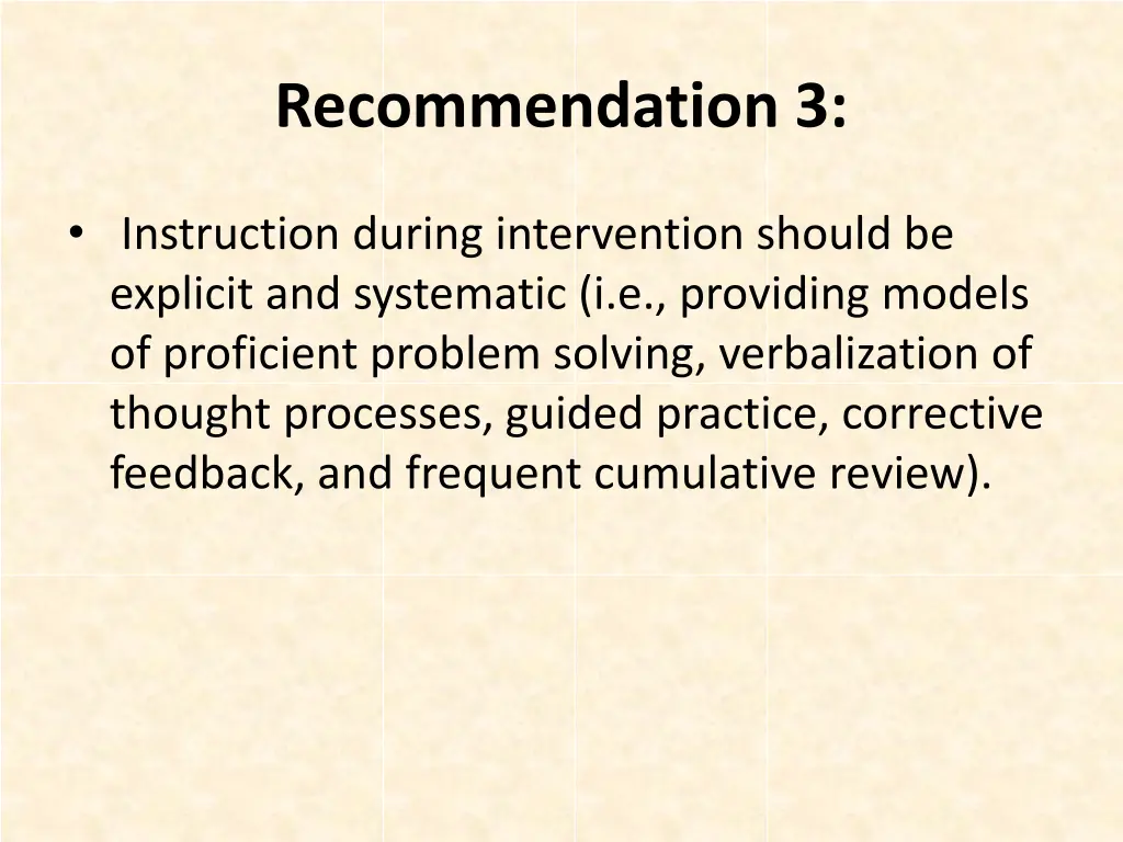 recommendation 3
