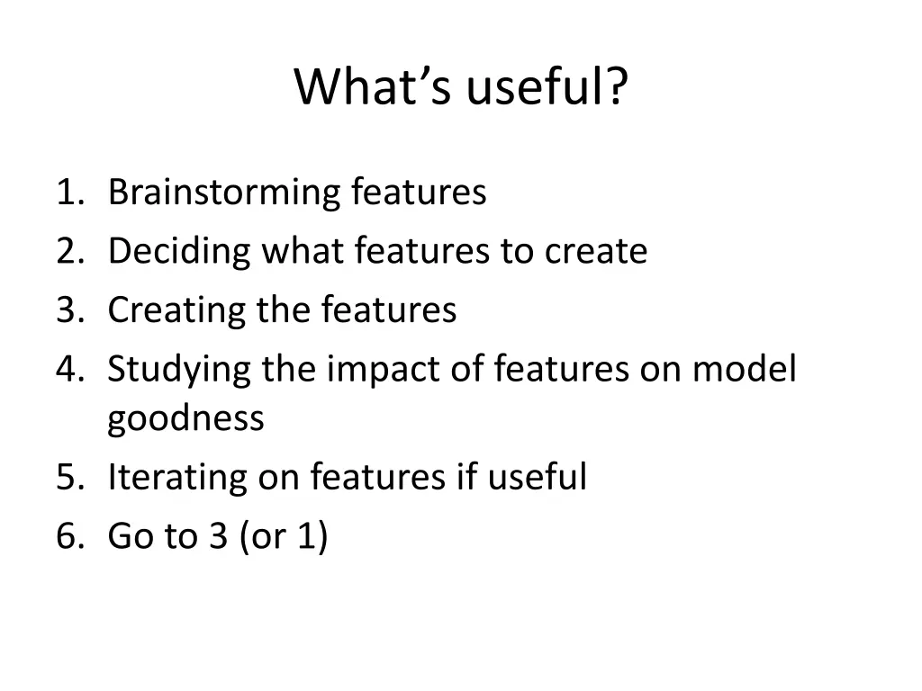 what s useful