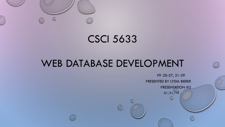 csci 5633