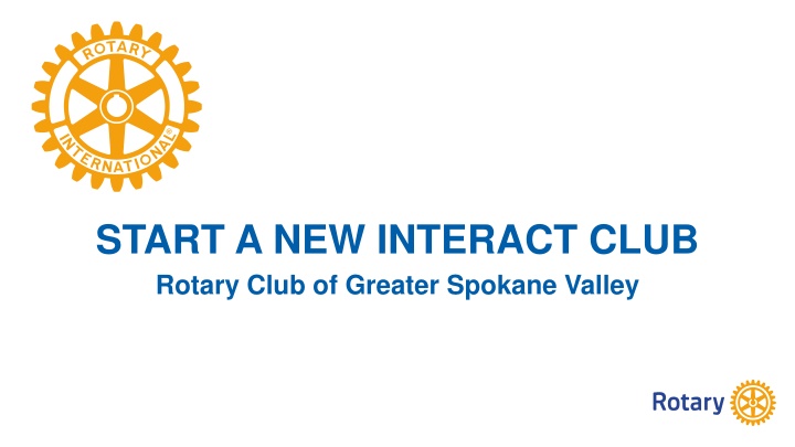start a new interact club