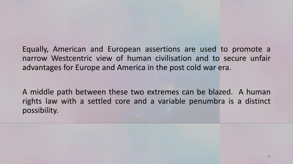 equally american and european assertions are used