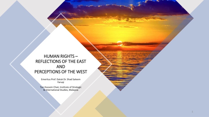 human rights human rights reflections of the east