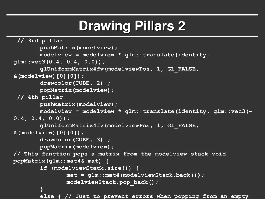 drawing pillars 2