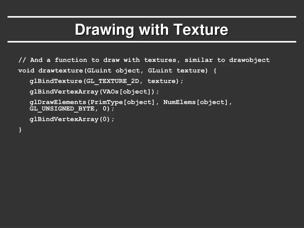 drawing with texture