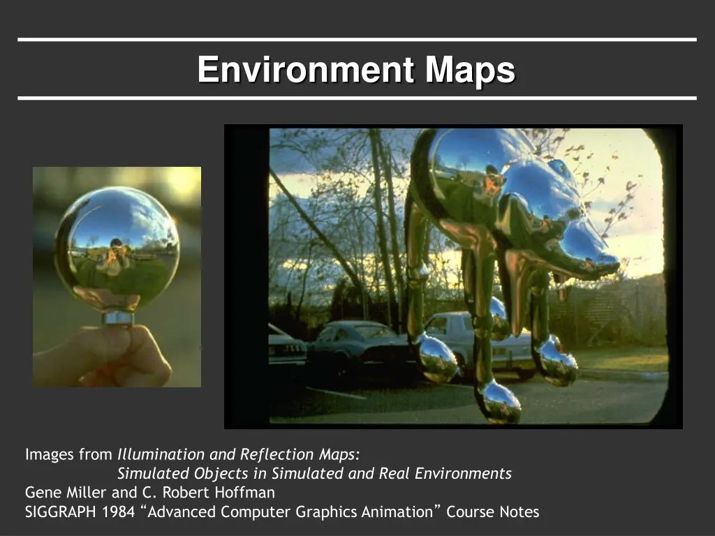 environment maps
