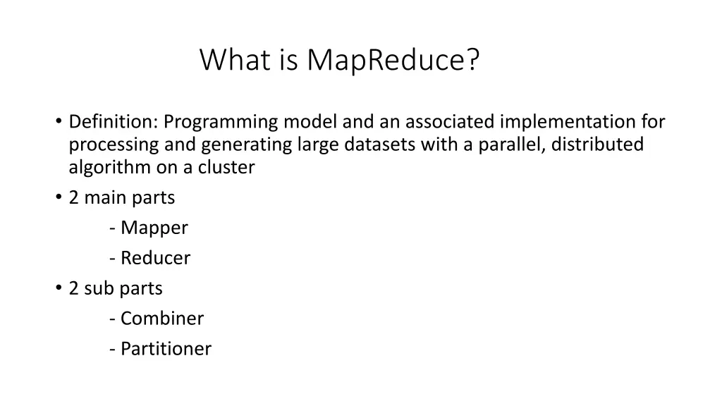 what is mapreduce