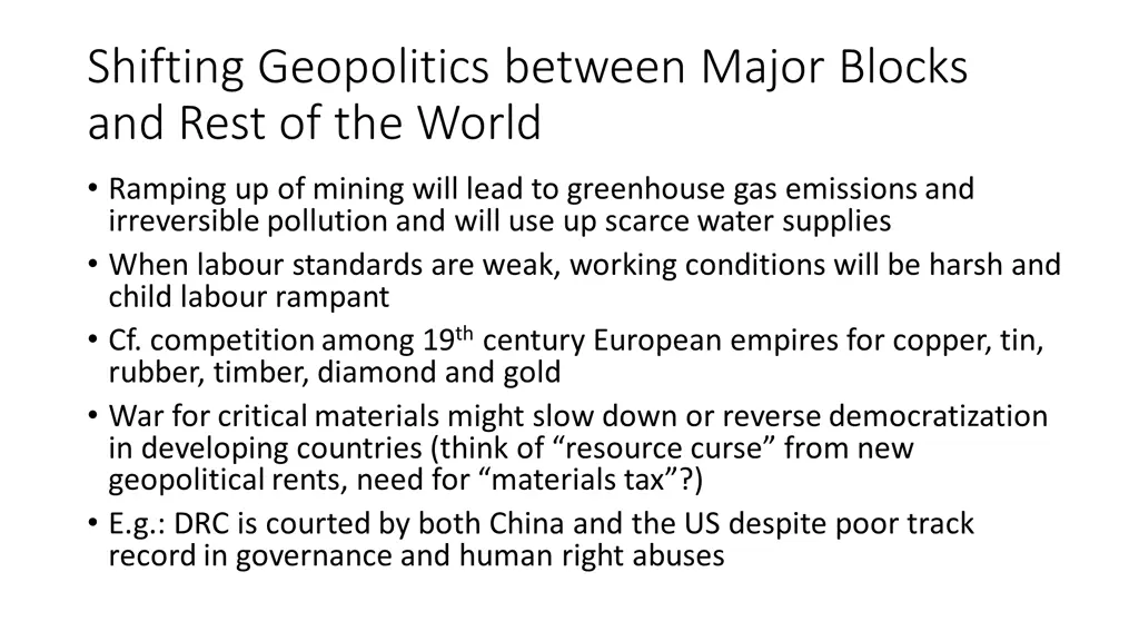 getting governance of critical materials right