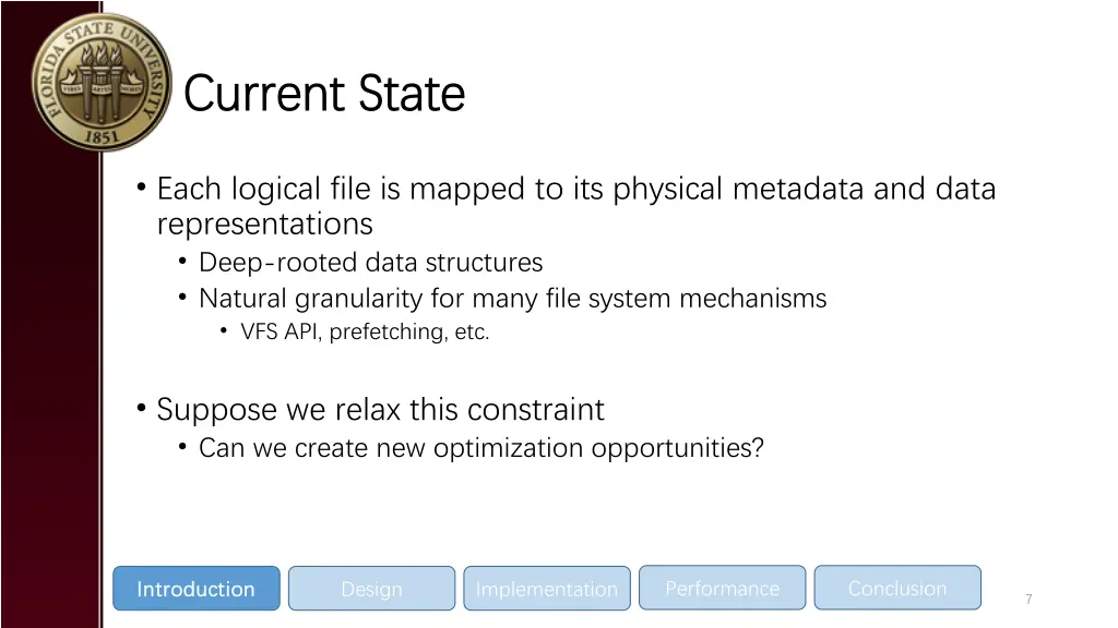 current state current state