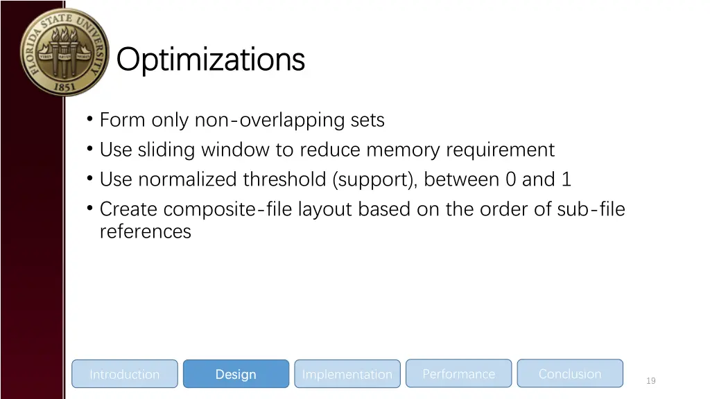 o optimizations ptimizations