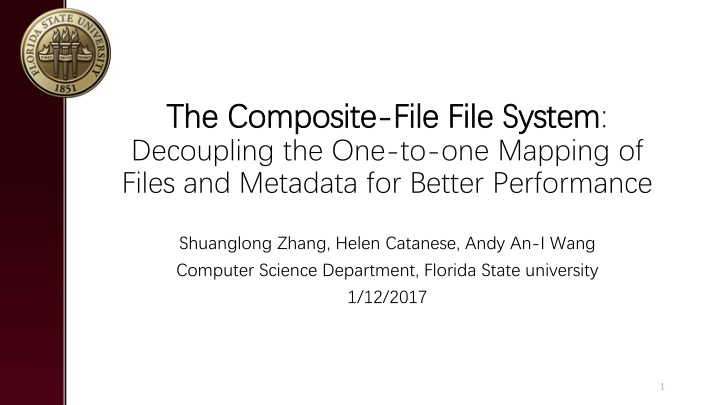 the composite the composite file file system