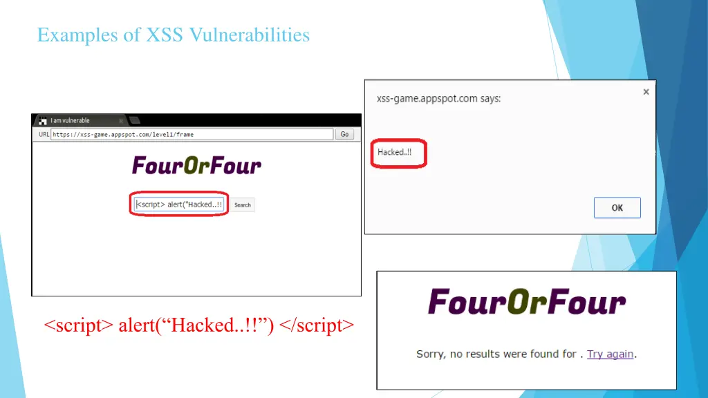 examples of xss vulnerabilities