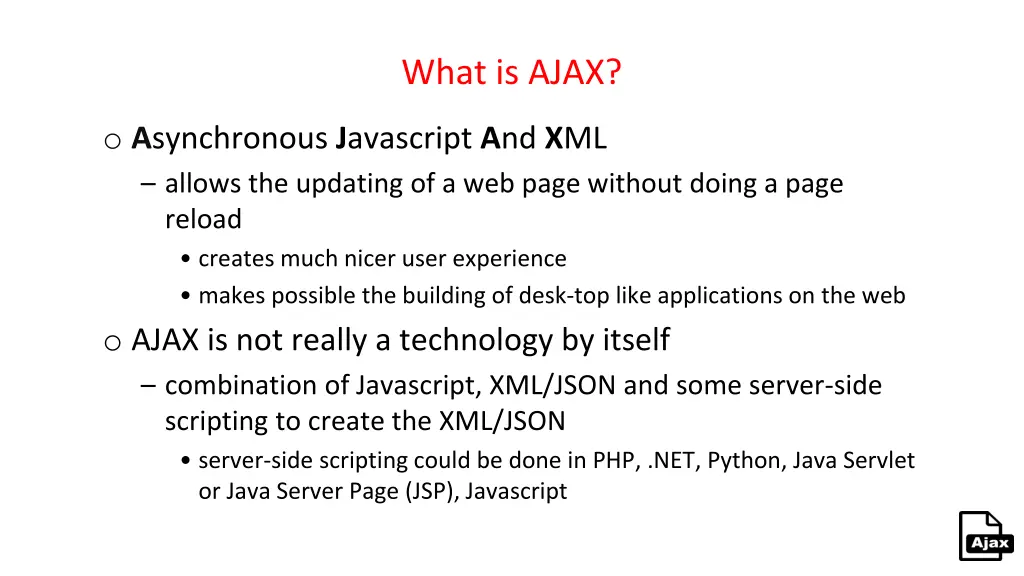 what is ajax
