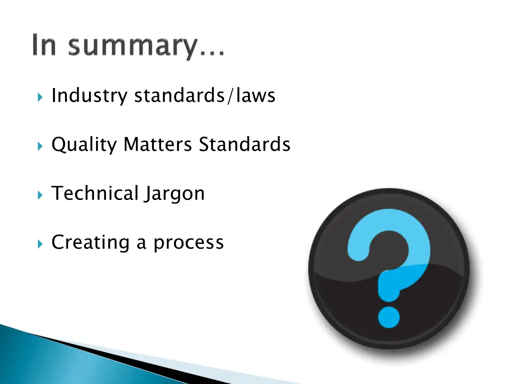 industry standards laws