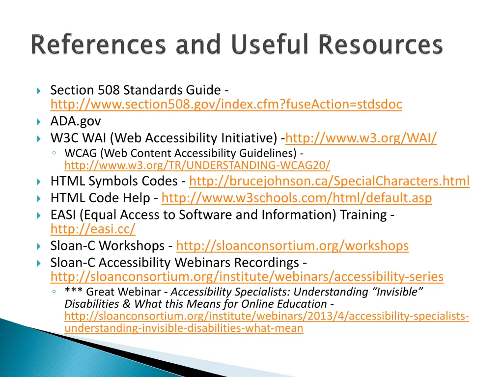 section 508 standards guide http www section508