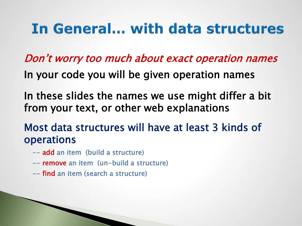 don t worry too much about exact operation names