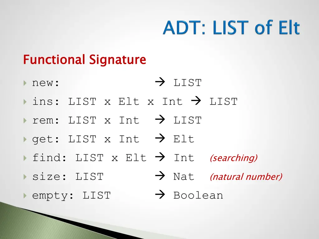 functional signature