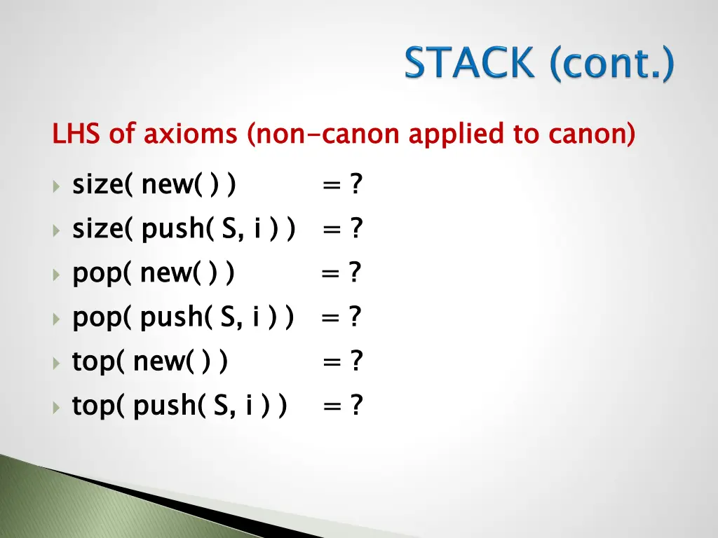 lhs of axioms non s size new s size push