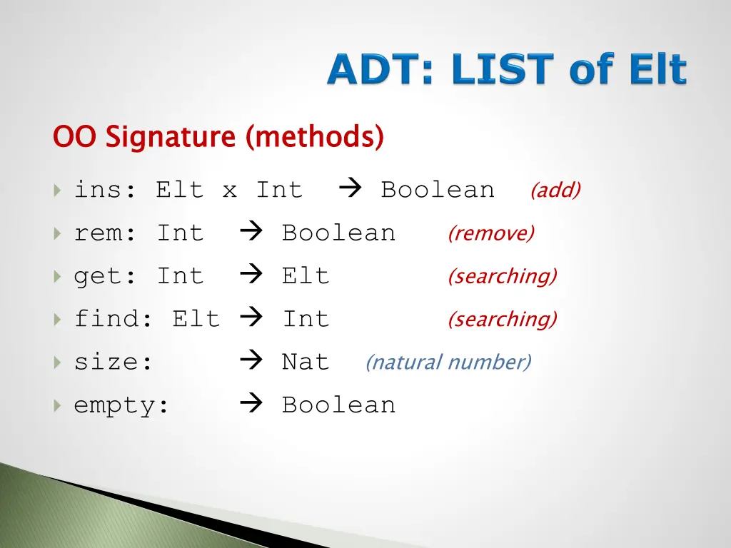 oo signature methods