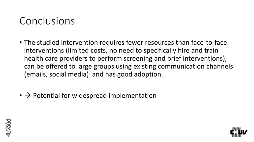 conclusions 1