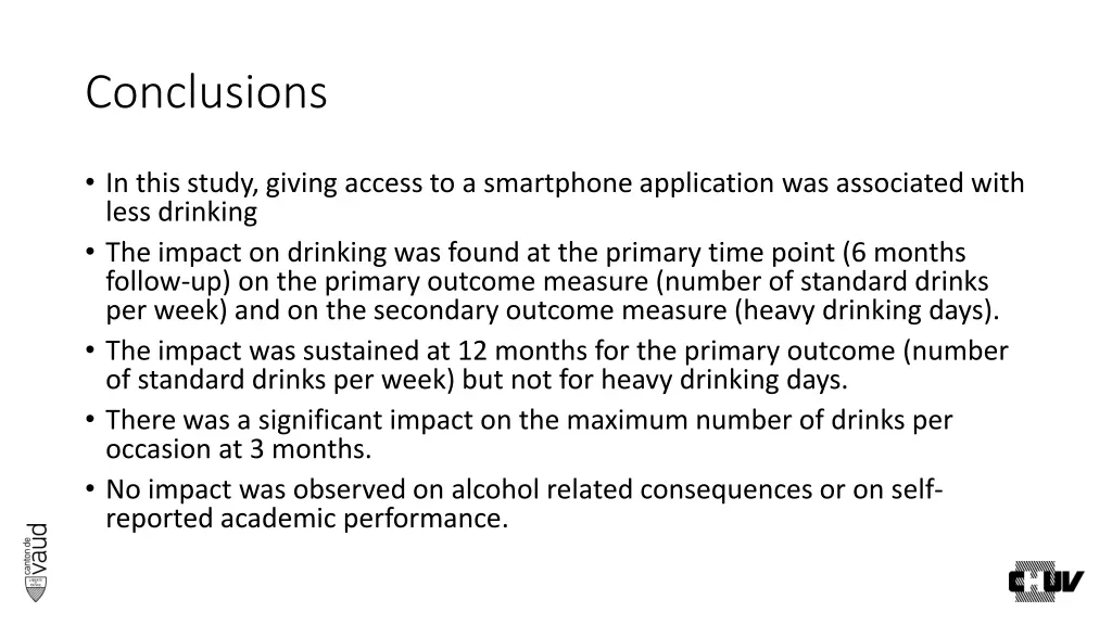 conclusions